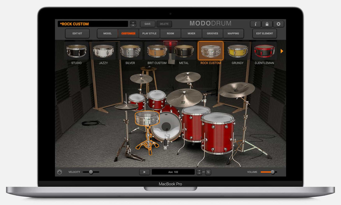 MODO DRUM Kit - Rock Custom