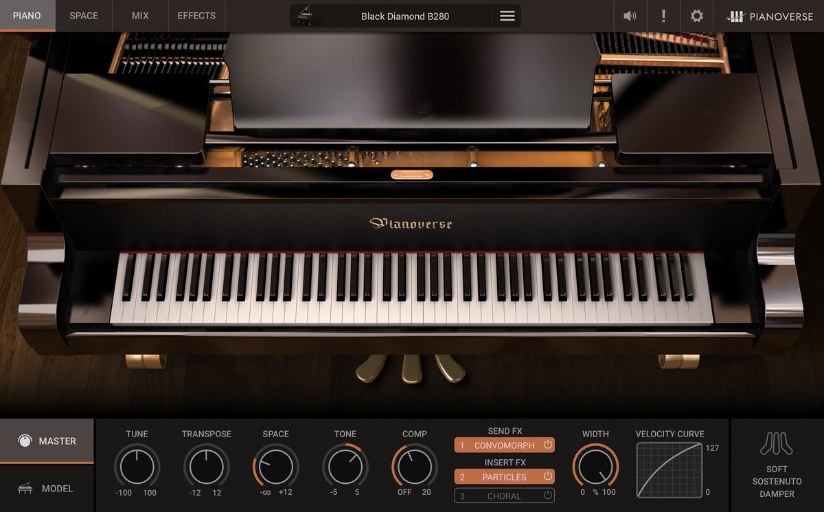 Pianoverse - Black Diamond B280
