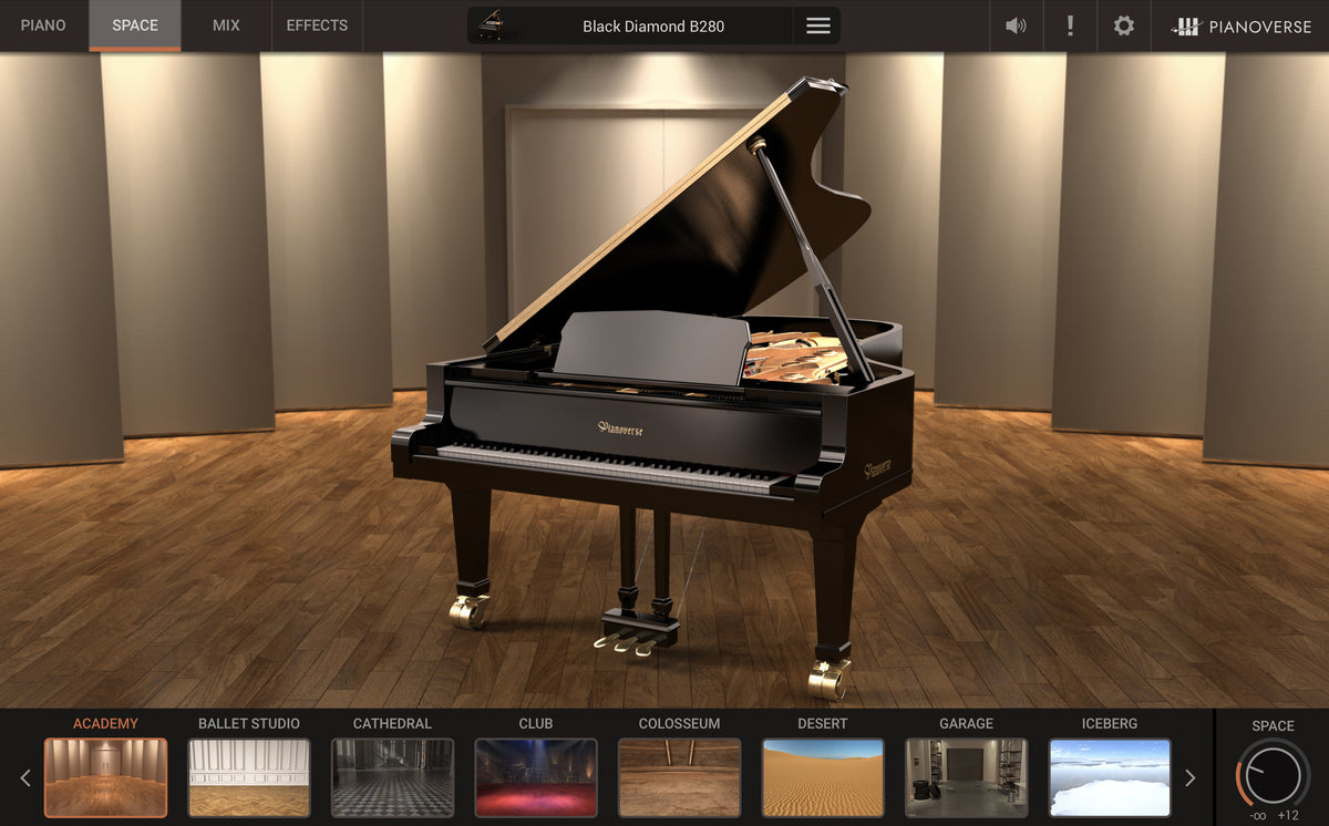 Pianoverse - Black Diamond B280