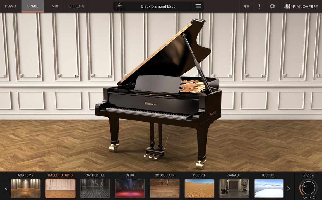 Pianoverse - Black Diamond B280