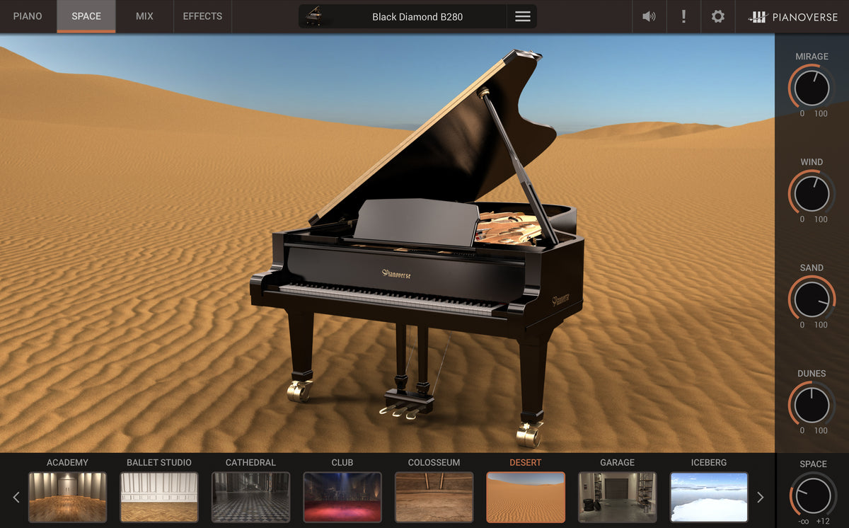 Pianoverse - Black Diamond B280