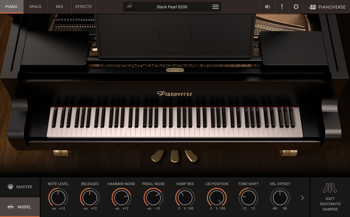 Pianoverse - Black Pearl B200