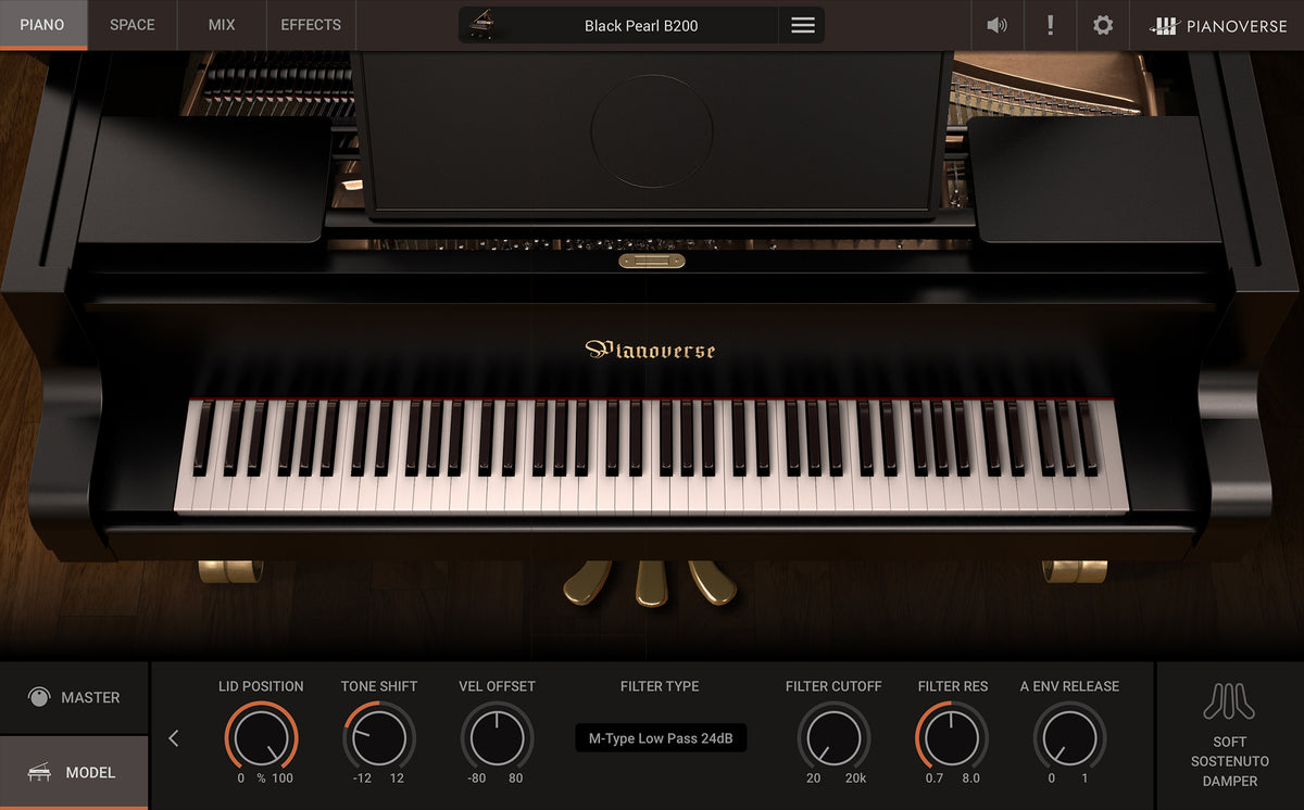 Pianoverse - Black Pearl B200