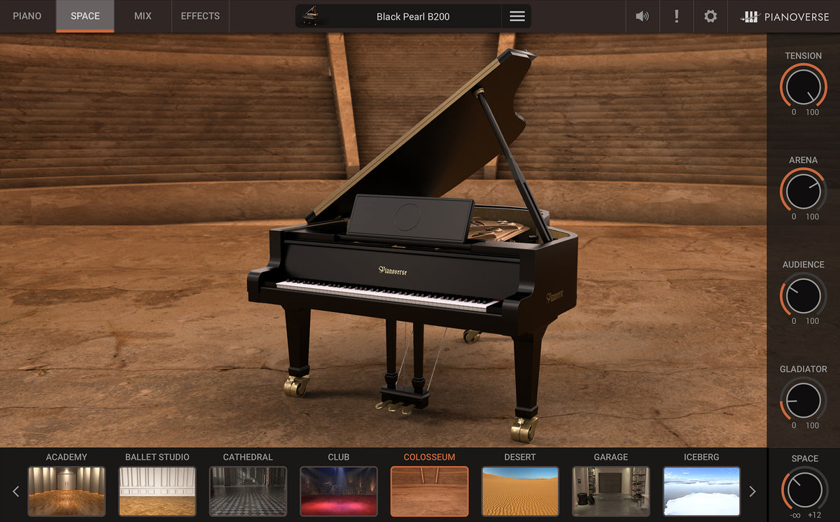 Pianoverse - Black Pearl B200