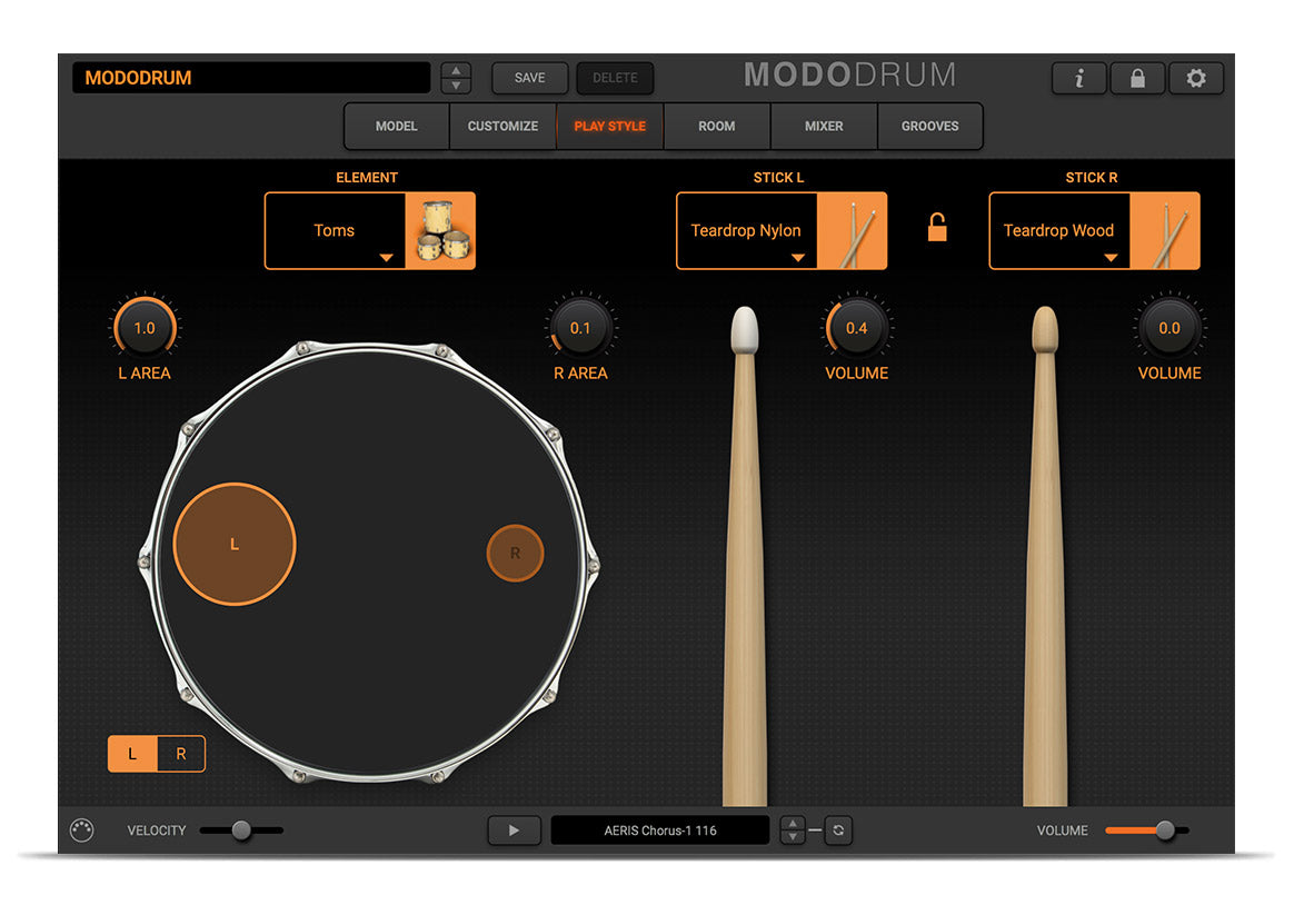 MODO DRUM Kit - Rock Custom
