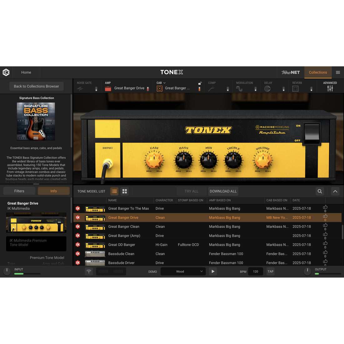 TONEX ONE Bass Edition