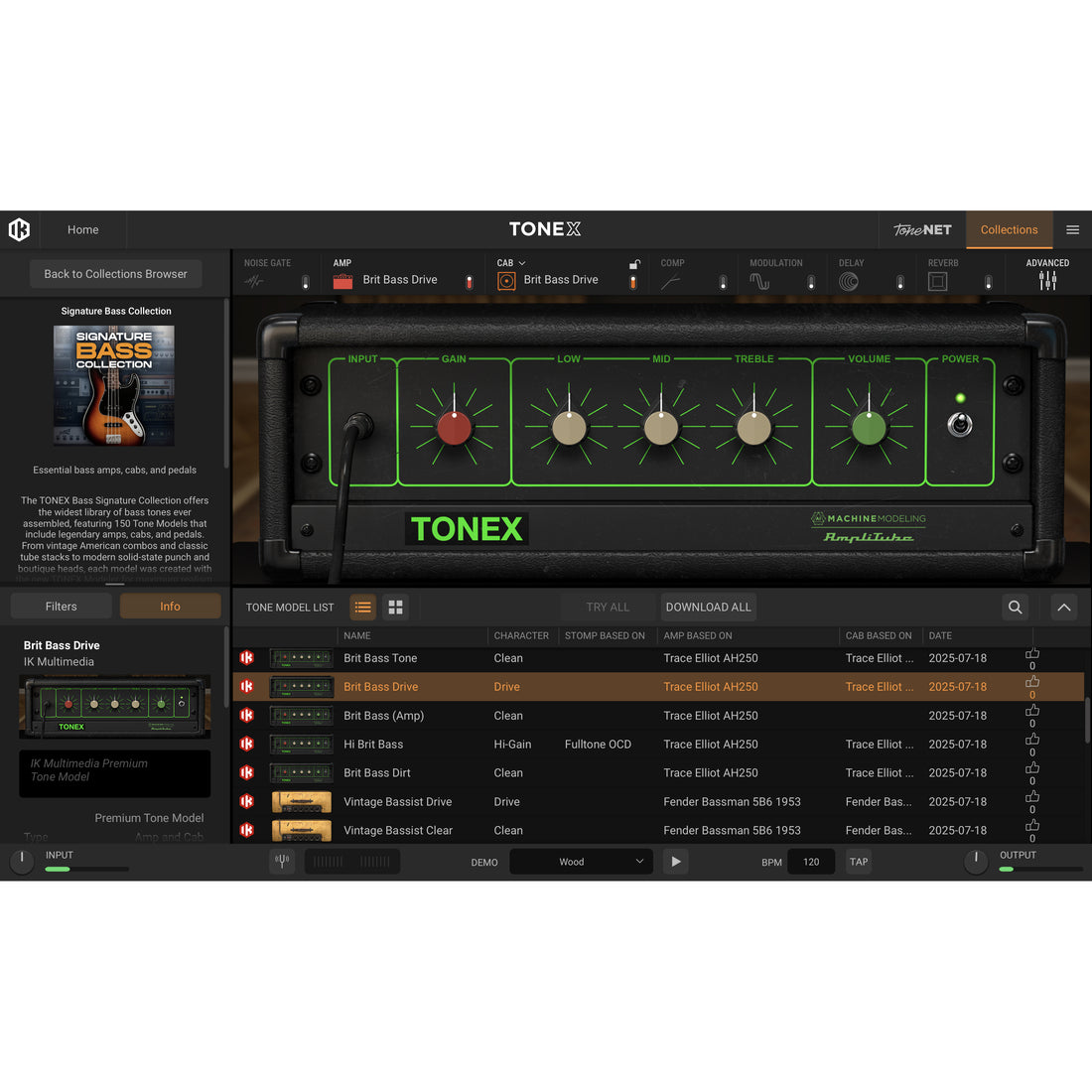 TONEX ONE Bass Edition