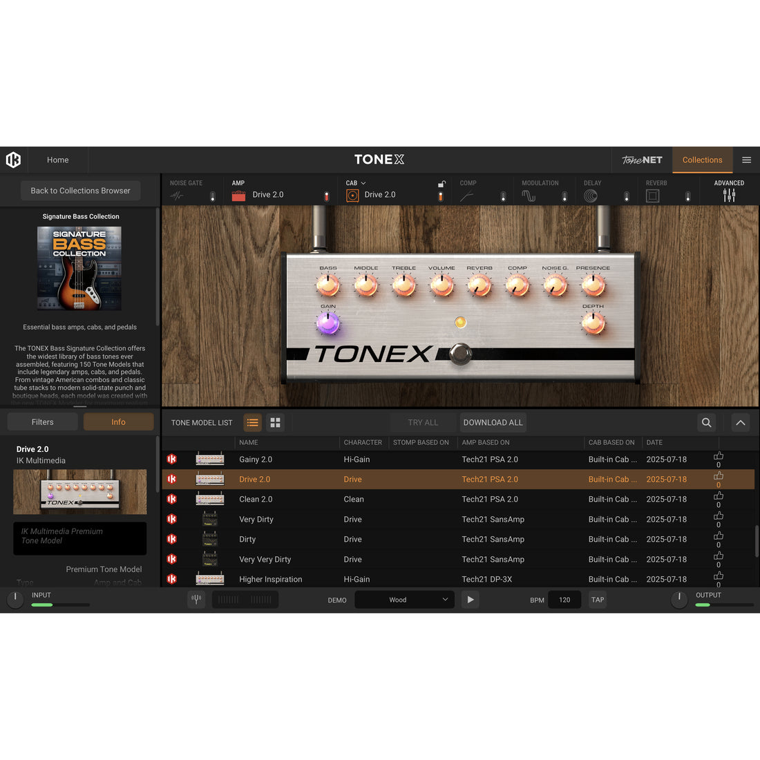 TONEX ONE Bass Edition