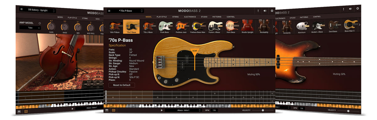 MODO BASS 2 - trittico gui
