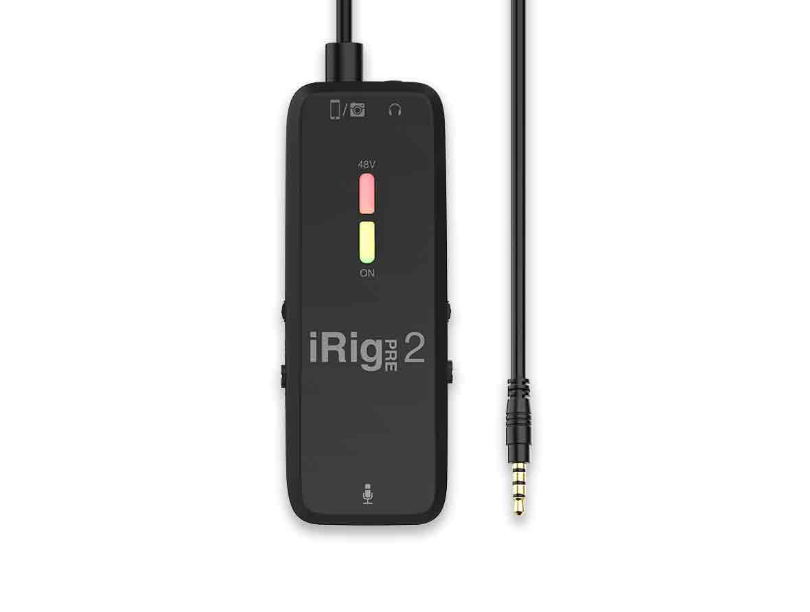 iRig Pre 2 mobile microphone interface for smartphones and DSLR 