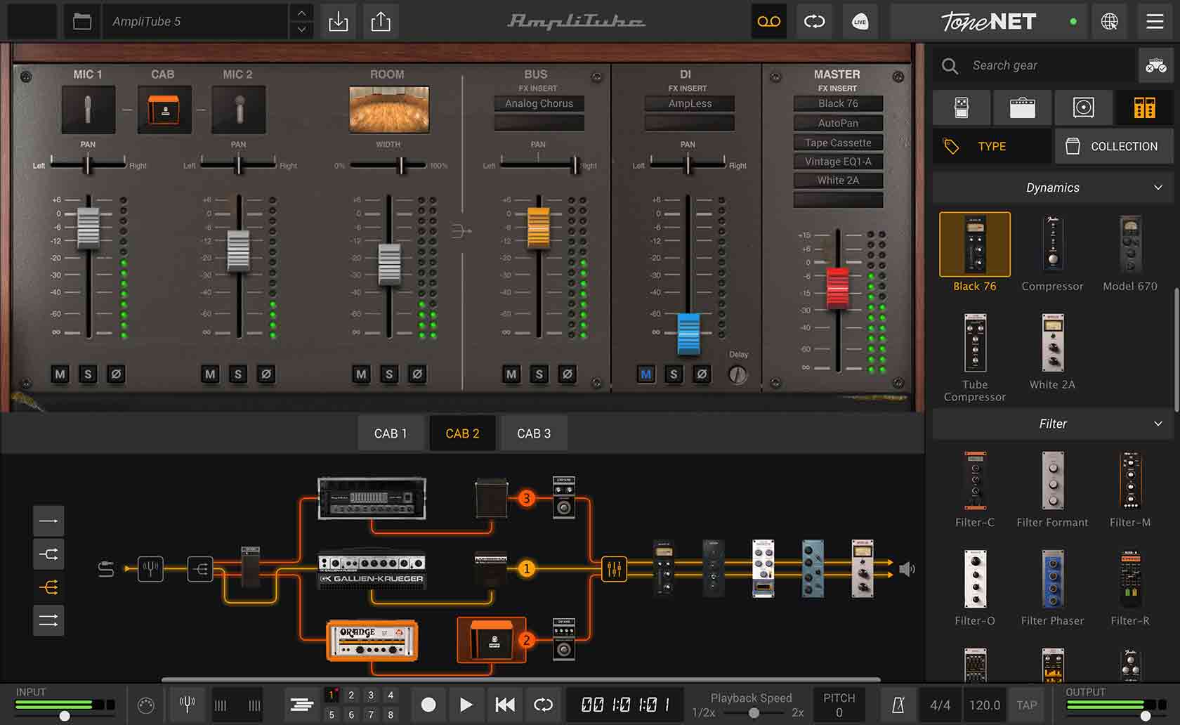 AmpliTube 5.7.1 download the new version for android