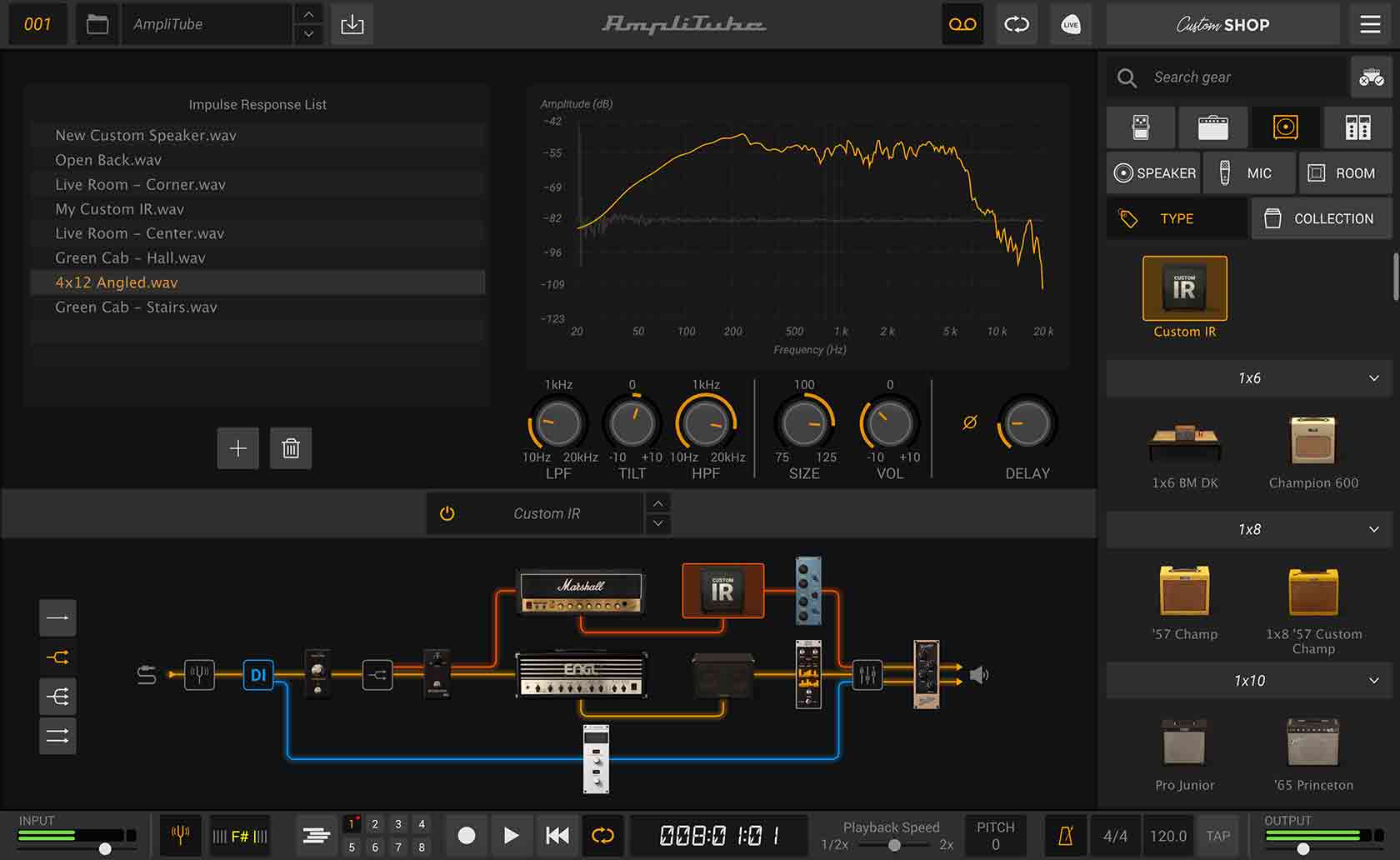 download the new version for ios AmpliTube 5.6.0