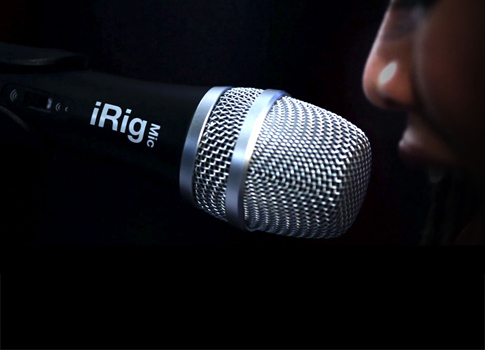 IK Multimedia iRig Mic Handheld Condenser Microphone for Mobile Devices,  Metal Housing, 3.5mm Jack for iPhone, iPad, iPod Touch, and Android Devices