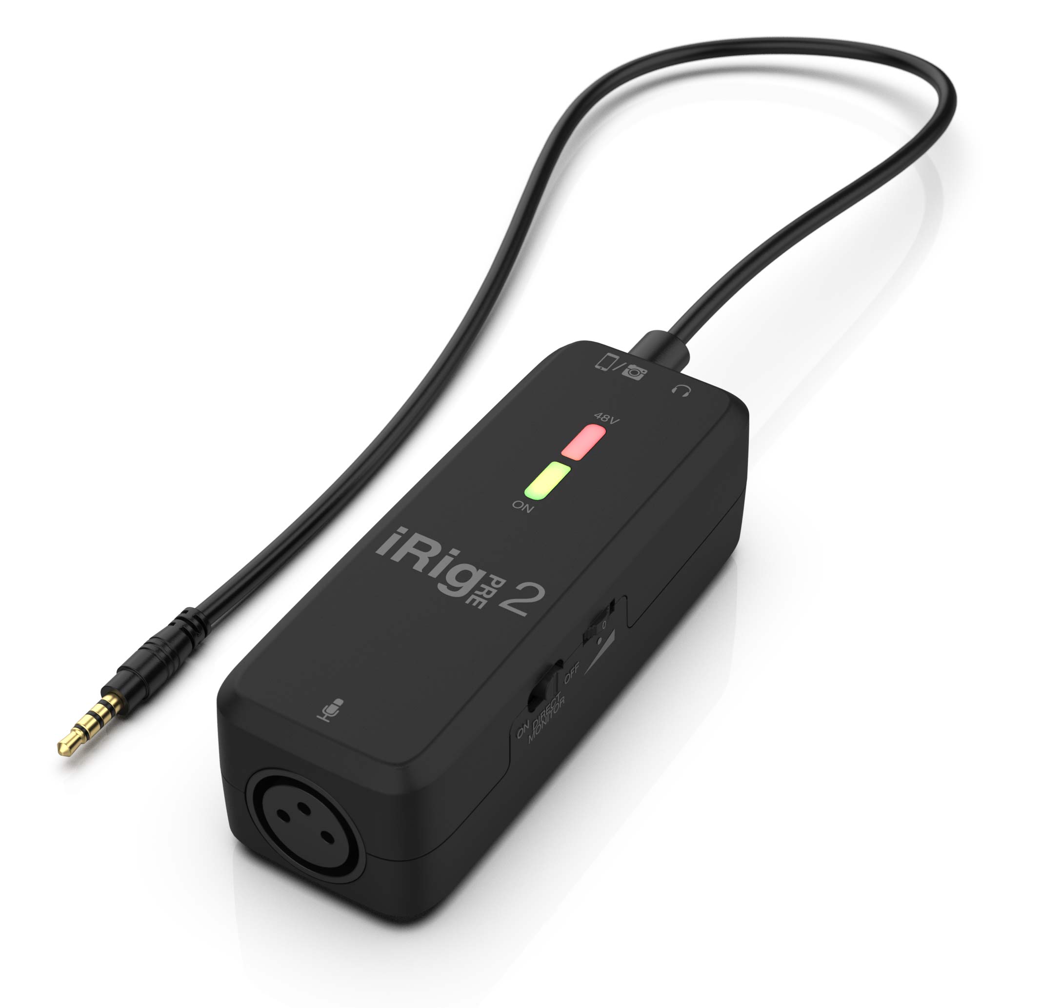 iRig Pre 2 mobile microphone interface for smartphones and DSLR cameras