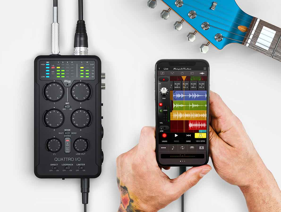 IK Multimedia iRig USB Guitar Interface for iPhone, iPad, Android, Mac, and  PC