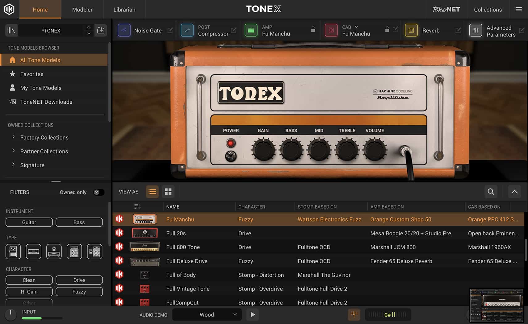 TONEX Pedal - IK Multimedia AmpliTube Amp Cab Sim - CB&G