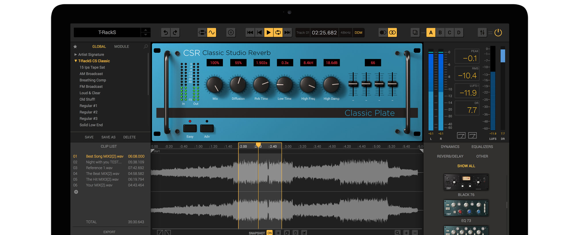 CSR Plate Reverb